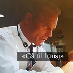 Ed Harris i Apollo 13: "Go to launch" / "Gå til lunsj"
