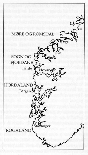 The geographical core are of Nynorsk
