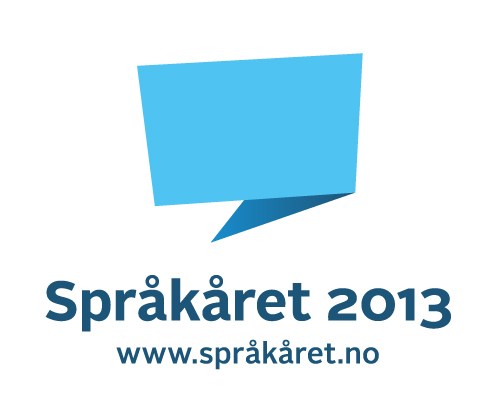 Språkåret 2013 logo